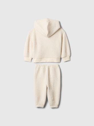 Baby & Småbarn med brett revbenslogotyp Outfit Set