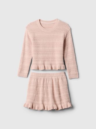 Baby & Småbarn volanger tröja kjol Set