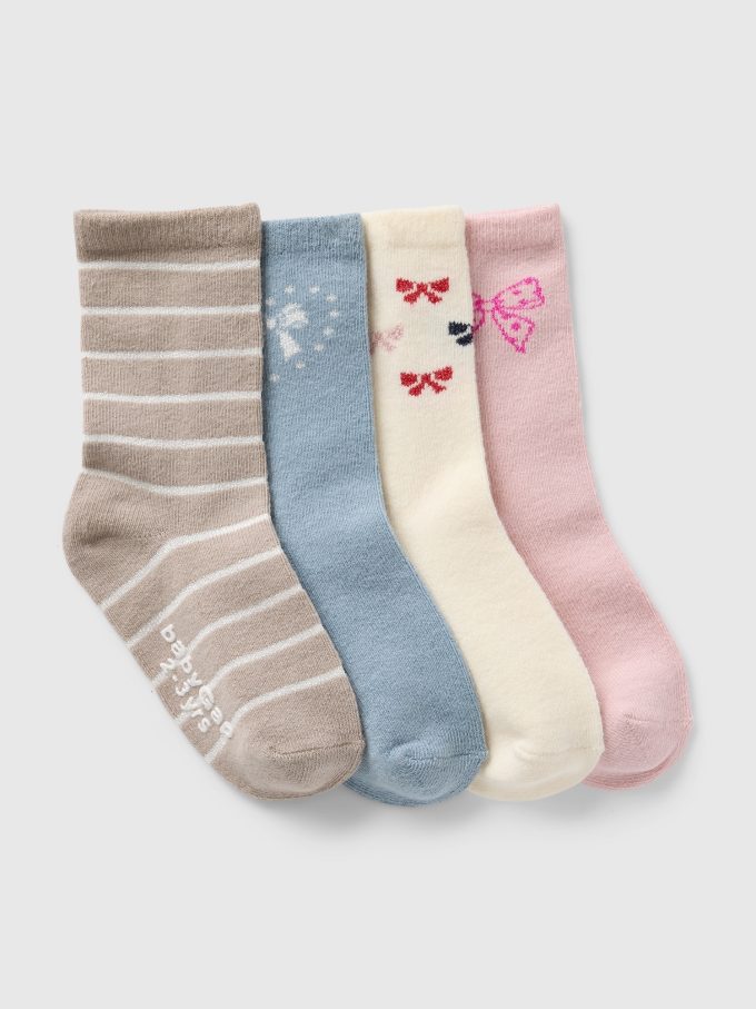Baby & Småbarnssockor (4-pack)