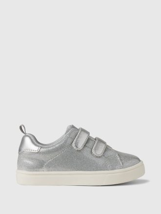 Baby & Sneaker med metallisk glitter för småbarn