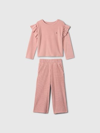 Baby & Softspun Ruffle Outfit Set för småbarn
