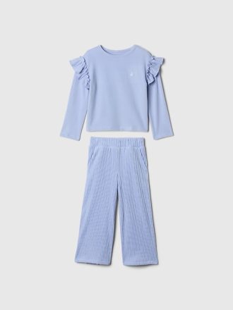 Baby & Softspun Ruffle Outfit Set för småbarn