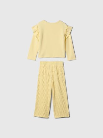 Baby & Softspun Ruffle Outfit Set för småbarn