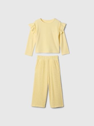Baby & Softspun Ruffle Outfit Set för småbarn
