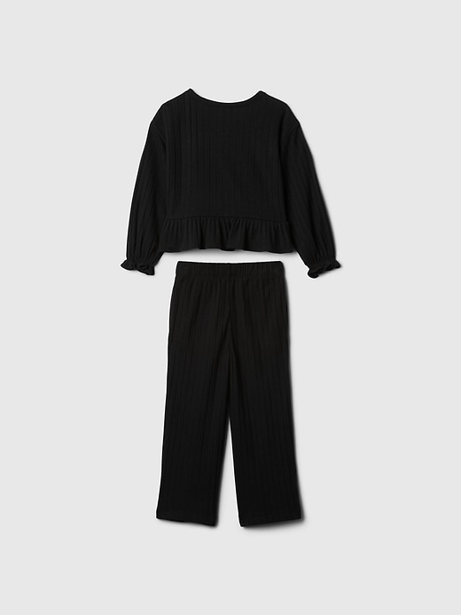 Baby & Softspun Ruffle Rib Outfit Set för småbarn Baby & Softspun Ruffle Rib Outfit Set för småbarn