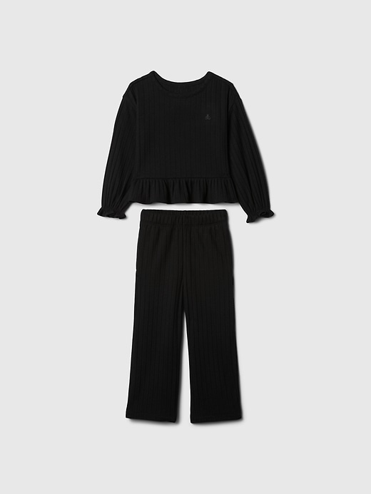 Baby & Softspun Ruffle Rib Outfit Set för småbarn Baby & Softspun Ruffle Rib Outfit Set för småbarn