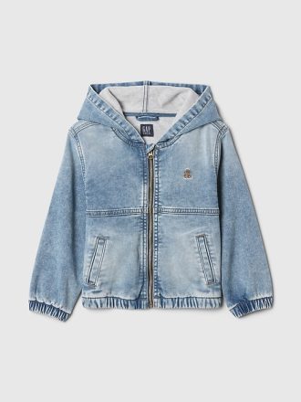 Baby & Stickad jeansjacka för småbarn