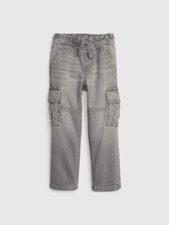 Baby & Straight Cargo Jeans för småbarn