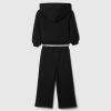 Baby & Sweatset med luvtröja med halv dragkedja för småbarn