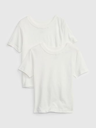 Baby & T-shirt i ekologisk bomull för småbarn (2-pack)