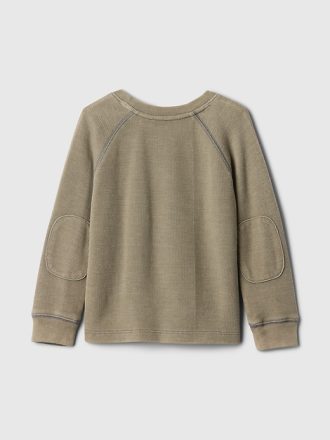 Baby & Texturerad Raglan T-shirt för småbarn
