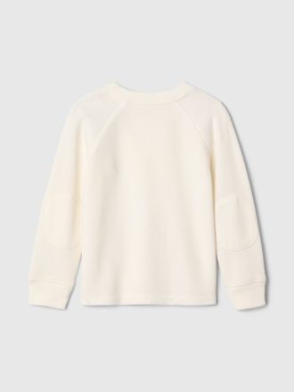 Baby & Texturerad Raglan T-shirt för småbarn