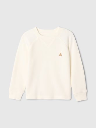 Baby & Texturerad Raglan T-shirt för småbarn