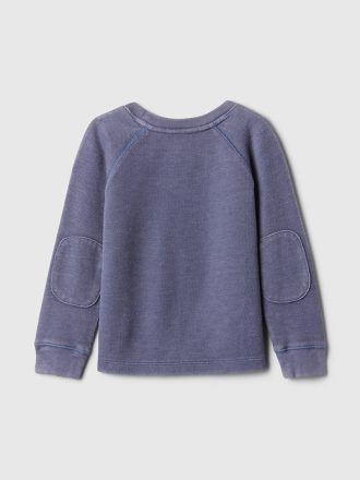 Baby & Texturerad Raglan T-shirt för småbarn