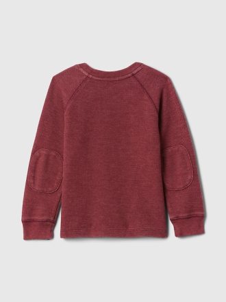 Baby & Texturerad Raglan T-shirt för småbarn