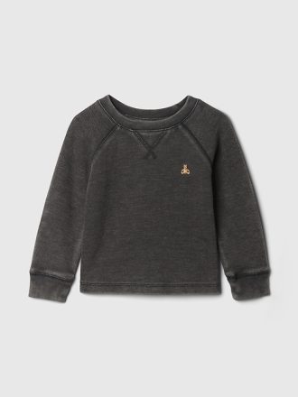 Baby & Texturerad Raglan T-shirt för småbarn