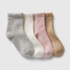 Baby & Toddler CashSoft Quarter Crew strumpor (4-pack)