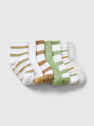 Baby & Toddler CashSoft Quarter Crew strumpor (4-pack)