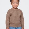 Baby & Toddler CashSoft kabelstickad tröja