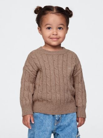Baby & Toddler CashSoft kabelstickad tröja