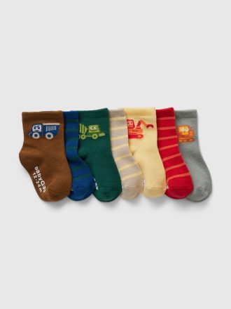 Baby & Toddler Construction Crew Socks (7-pack)