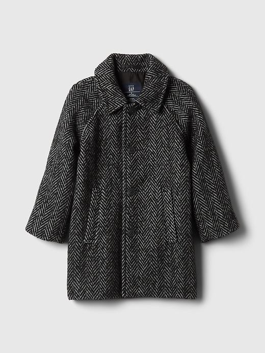 Baby & Toddler Herringbone Tweed Topcoat Baby & Toddler Herringbone Tweed Topcoat