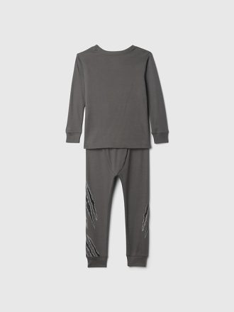 Baby & Toddler Marvel Organic Borstad Bomull PJ Set