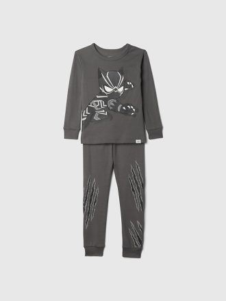 Baby & Toddler Marvel Organic Borstad Bomull PJ Set