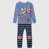 Baby & Toddler Marvel Organic Borstad Bomull PJ Set Baby & Toddler Marvel Organic Borstad Bomull PJ Set