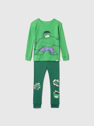 Baby & Toddler Marvel Organic Borstad Bomull PJ Set