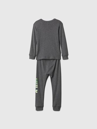 Baby & Toddler Marvel Organic Borstad Bomull PJ Set