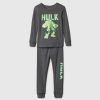 Baby & Toddler Marvel Organic Borstad Bomull PJ Set