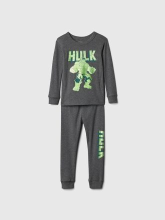 Baby & Toddler Marvel Organic Borstad Bomull PJ Set