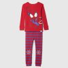 Baby & Toddler Marvel Organic Borstad Bomull PJ Set Baby & Toddler Marvel Organic Borstad Bomull PJ Set