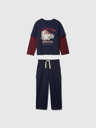 Baby & Toddler Mix & Matcha Cargo Outfit Set