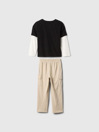 Baby & Toddler Mix & Matcha Cargo Outfit Set