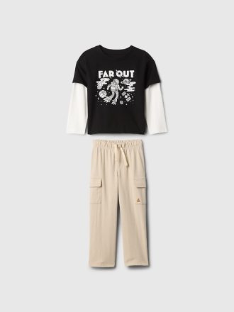 Baby & Toddler Mix & Matcha Cargo Outfit Set