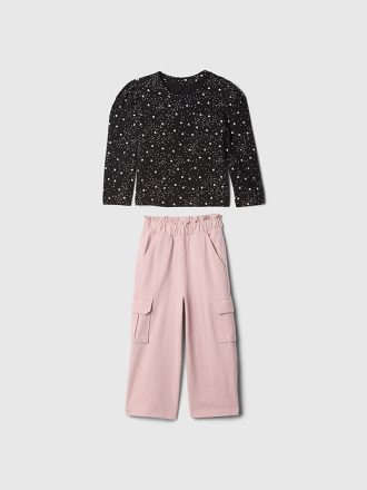 Baby & Toddler Mix & Matcha Cargo Outfit Set