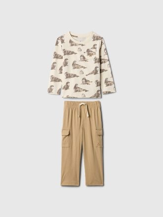 Baby & Toddler Mix & Matcha Cargo Outfit Set