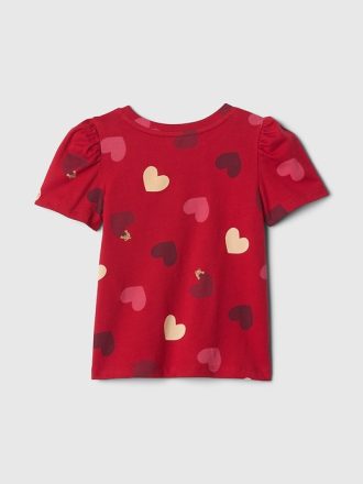 Baby & Toddler Mix & Matcha Puff Sleeve Pocket T-shirt