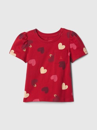 Baby & Toddler Mix & Matcha Puff Sleeve Pocket T-shirt