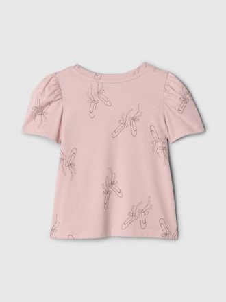 Baby & Toddler Mix & Matcha Puff Sleeve Pocket T-shirt
