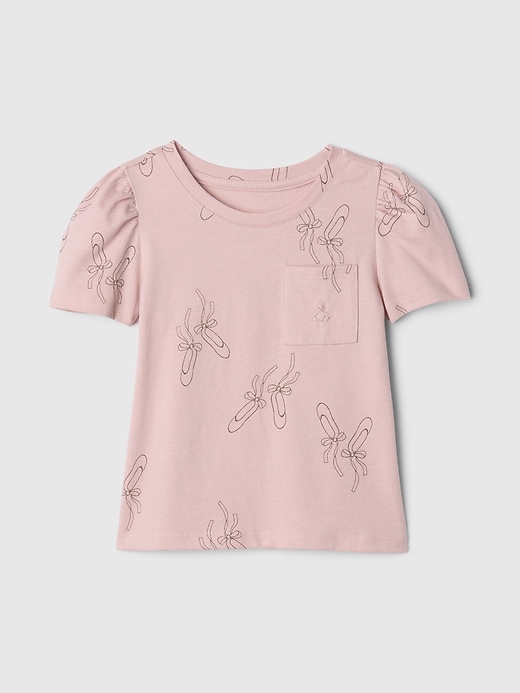Baby & Toddler Mix & Matcha Puff Sleeve Pocket T-shirt Baby & Toddler Mix & Matcha Puff Sleeve Pocket T-shirt