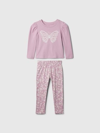Baby & Toddler Mix & Matcha grafisk outfitset