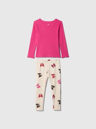 Baby & Toddler Mix & Matcha rosett Outfit Set