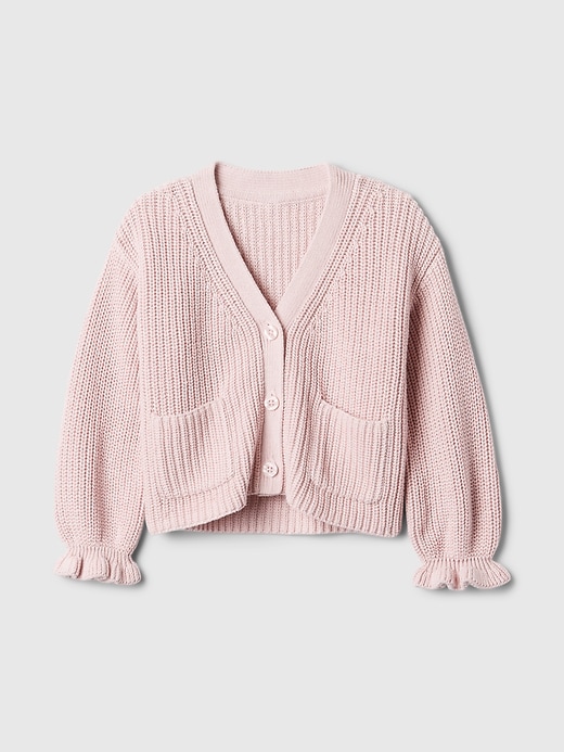 Baby & Toddler Shaker-Stitch Cardigan Baby & Toddler Shaker-Stitch Cardigan