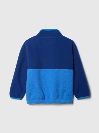Baby & Toddler Sherpa Pullover med halv dragkedja