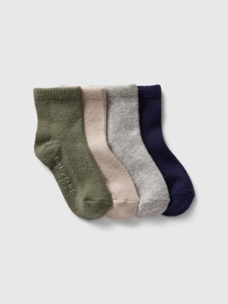 Baby & Toddler Stripe Quarter Crew Socks (7-pack)