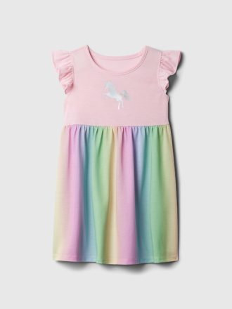 Baby & Toddler Unicorn Recycled PJ-klänning