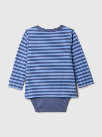 Baby bodysuit i ekologisk bomull